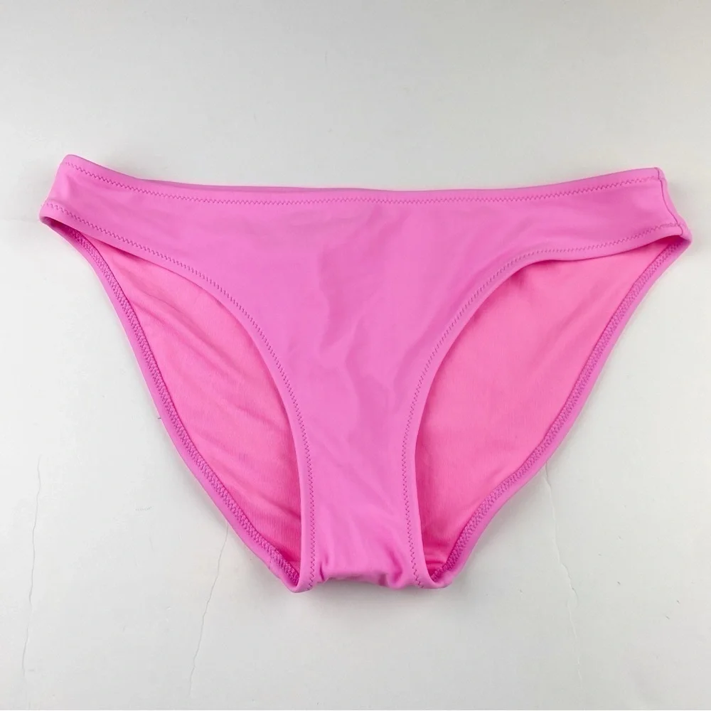 Aerie Full Coverage Classic Bikini Bottom Pink Size M NWT